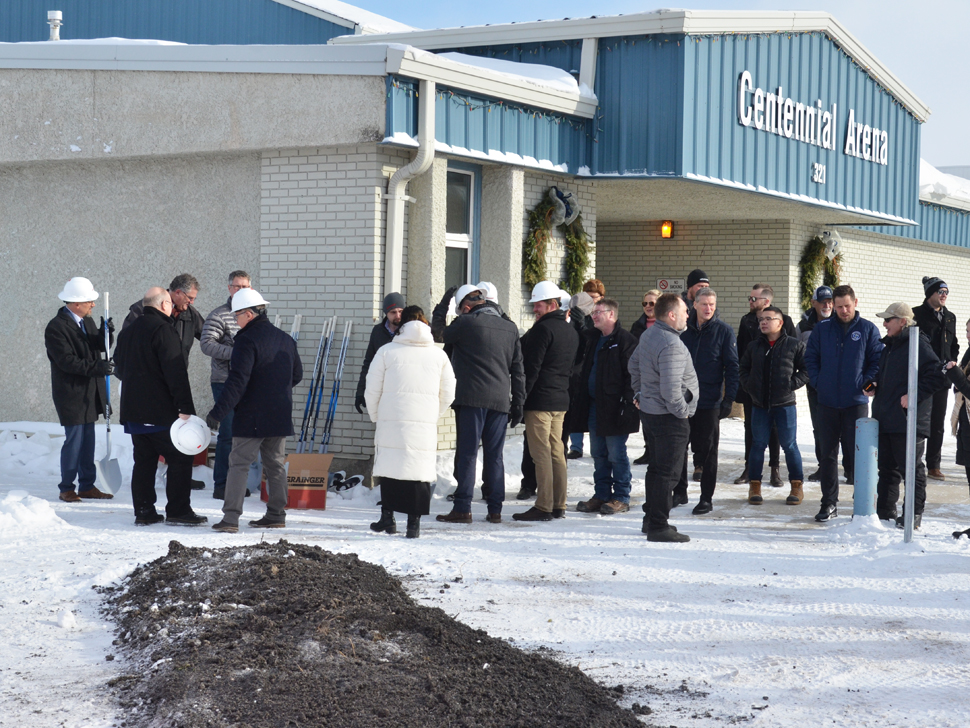 Increased activity in downtown Steinbach, construction starts today on